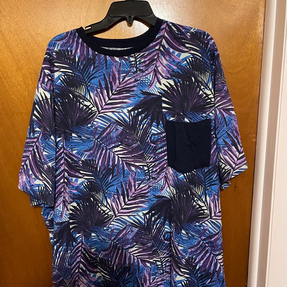 Big & Tall Foundry Floral Men’s Shirt - Picture 2 of 5